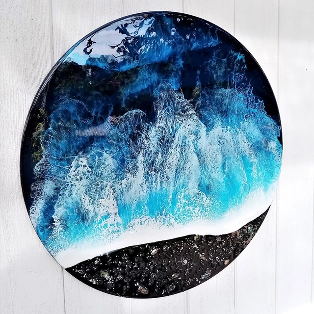 Angelite Resin Wall Art