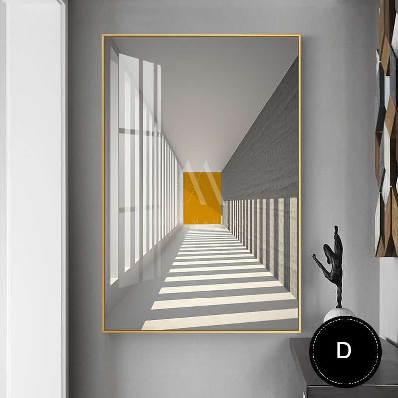 Lonely Flame Modern Abstract Wall Art