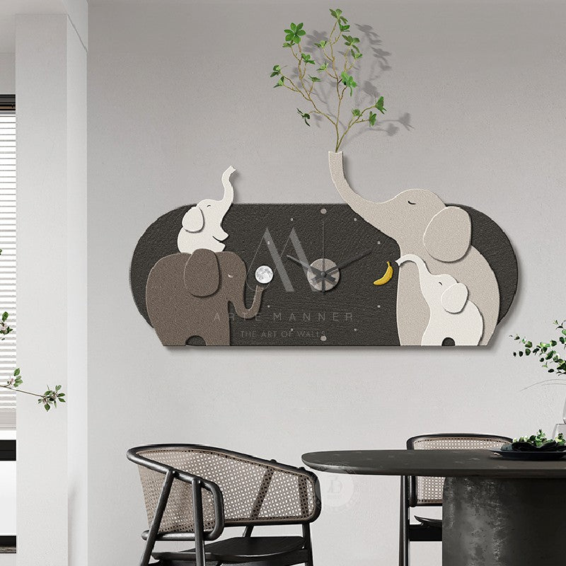 Kinfolk 3D Wall Art Clock