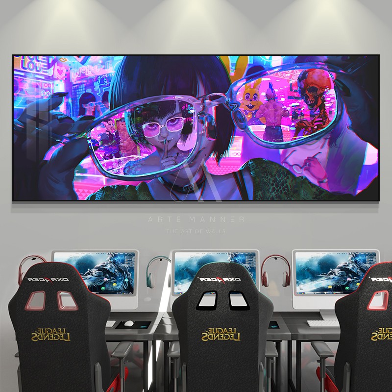 Multiverse Cyberpunk Wall Art