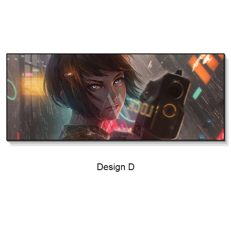 Multiverse Cyberpunk Wall Art