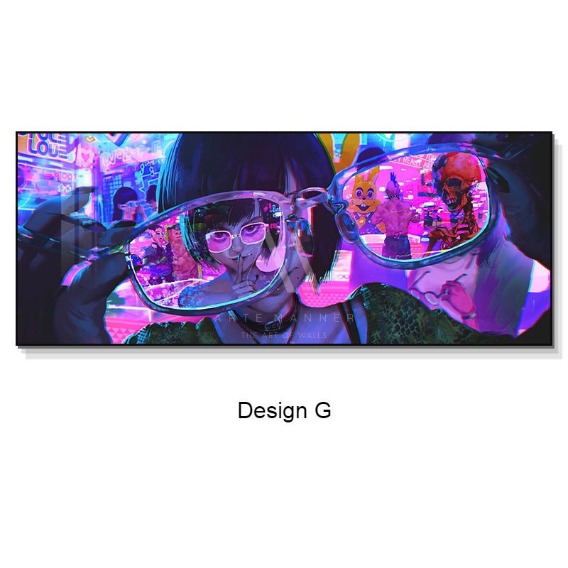 Multiverse Cyberpunk Wall Art