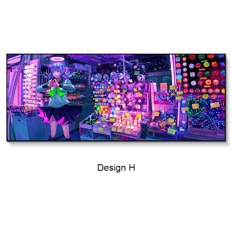 Multiverse Cyberpunk Wall Art