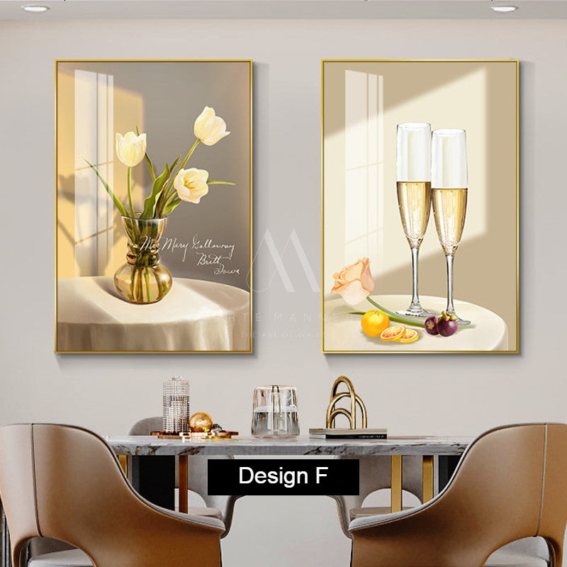 Playful Profiles Modern Wall Art