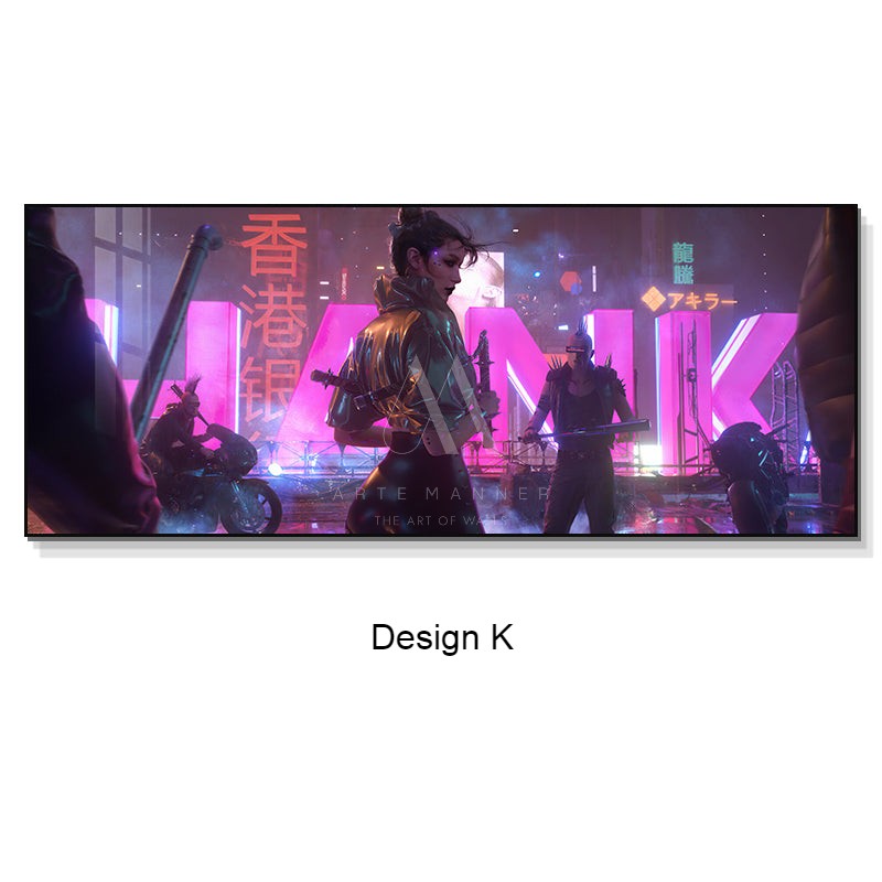 Multiverse Cyberpunk Wall Art