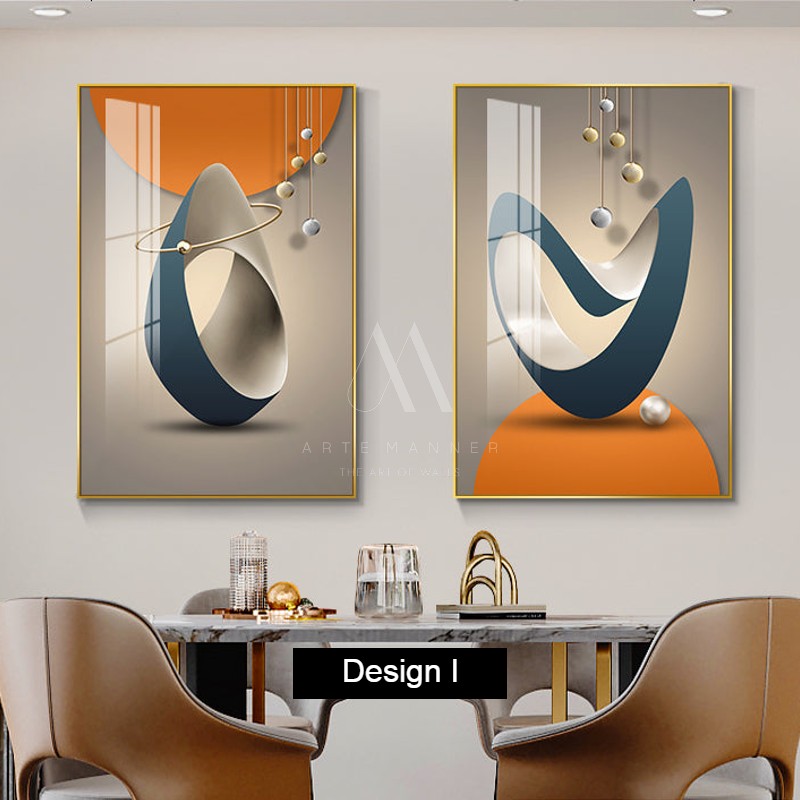 Playful Profiles Modern Wall Art