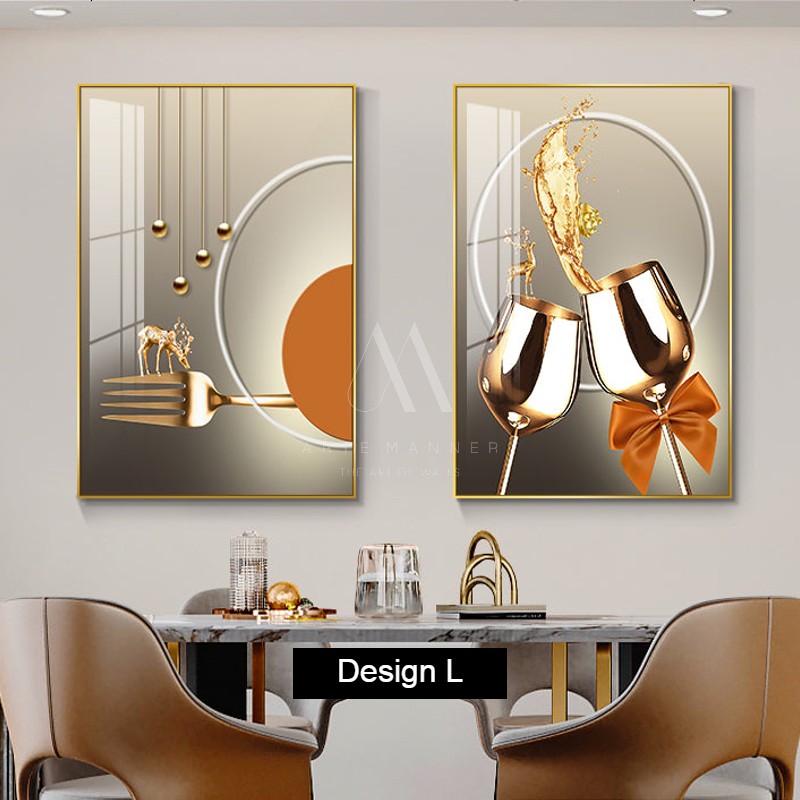 Playful Profiles Modern Wall Art