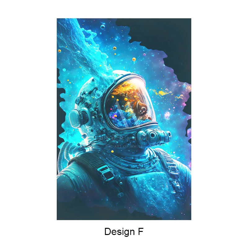 Anti-Gravity Cyberpunk Wall Art