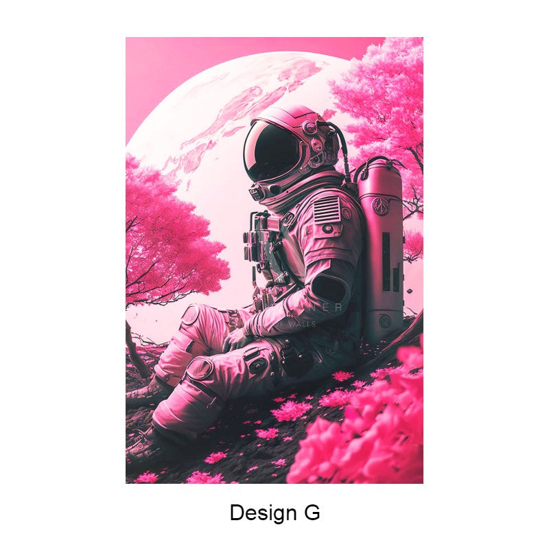 Anti-Gravity Cyberpunk Wall Art