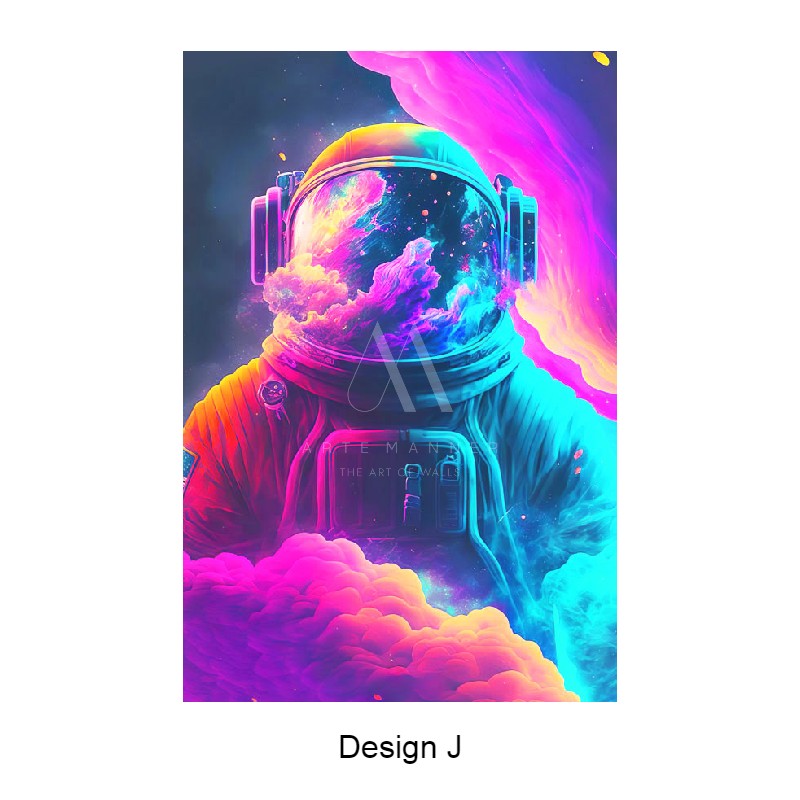 Anti-Gravity Cyberpunk Wall Art