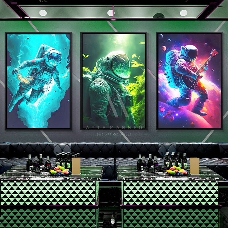 Anti-Gravity Cyberpunk Wall Art