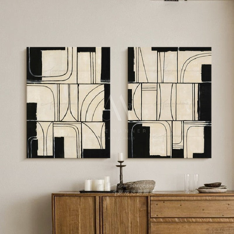 Geometric Beauty Modern 3D Wall Art