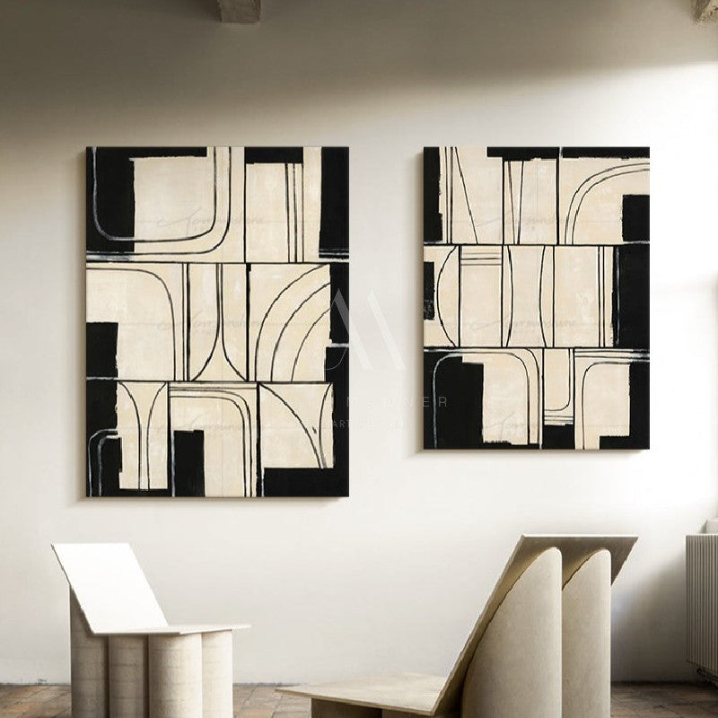 Geometric Beauty Modern 3D Wall Art