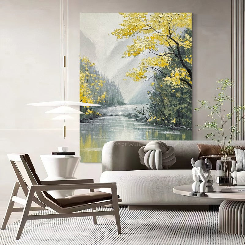 Trace Of Light Modern Oil Painting