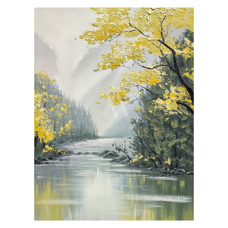 Trace Of Light Modern Oil Painting