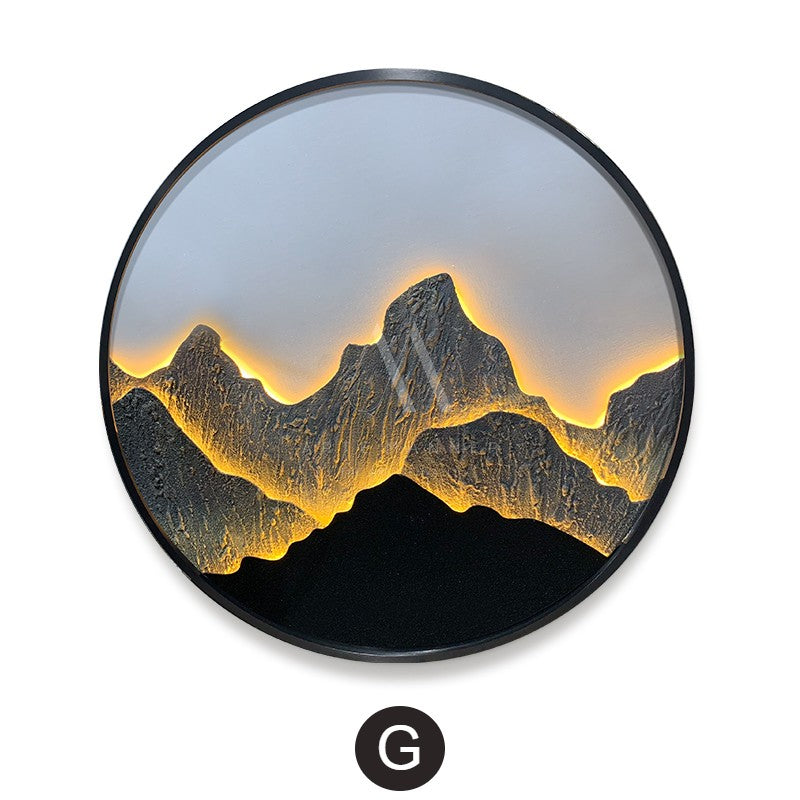 The Battle of the Mountain Modern 3D LED Wall Art