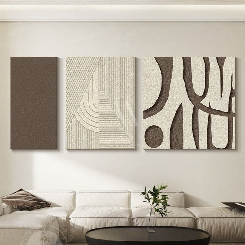 Eternal Search Modern 3D Wall Art (Set of 3)