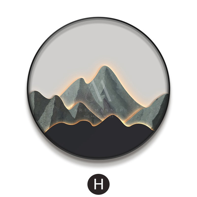 The Battle of the Mountain Modern 3D LED Wall Art