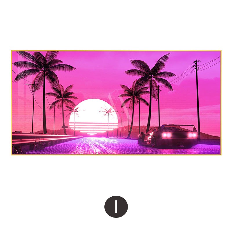 Hyperreal Cyberpunk Wall Art