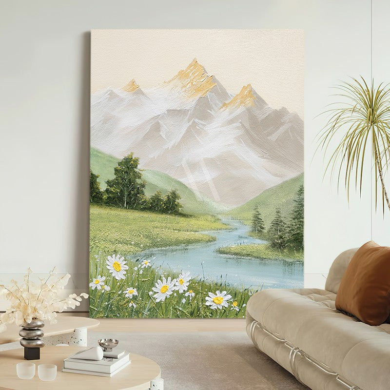 Saunter Modern Oil Painting