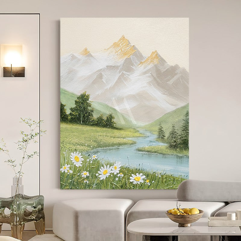 Saunter Modern Oil Painting