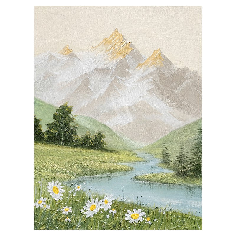 Saunter Modern Oil Painting