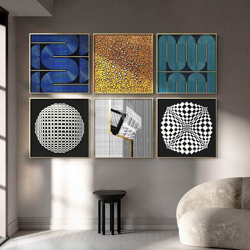 Whispers of the Mind Modern Abstract 3D Wall Art