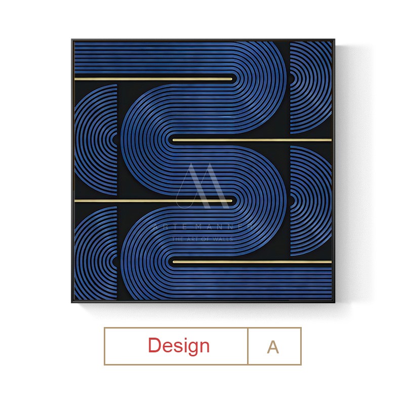 Whispers of the Mind Modern Abstract 3D Wall Art