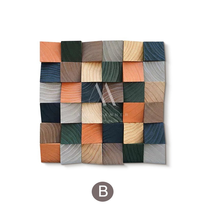 Colourful Connection Modern 3D Wall Art