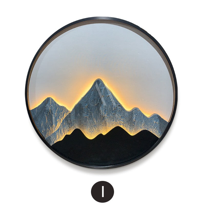 The Battle of the Mountain Modern 3D LED Wall Art