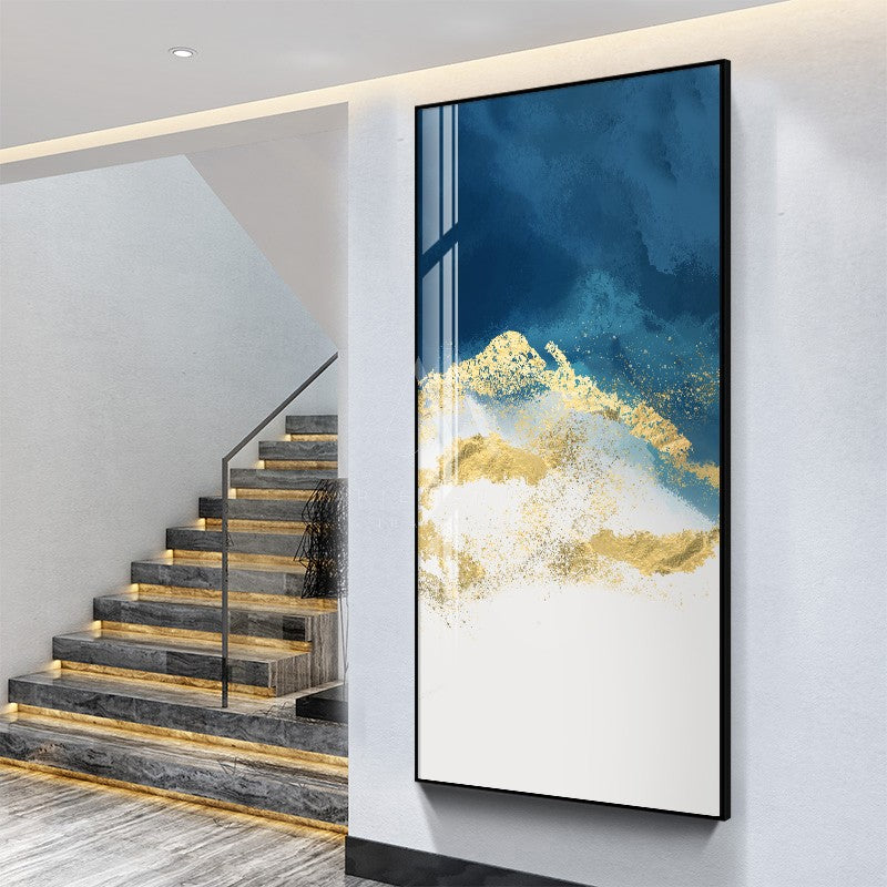 Blue Childhood Modern Abstract Wall Art