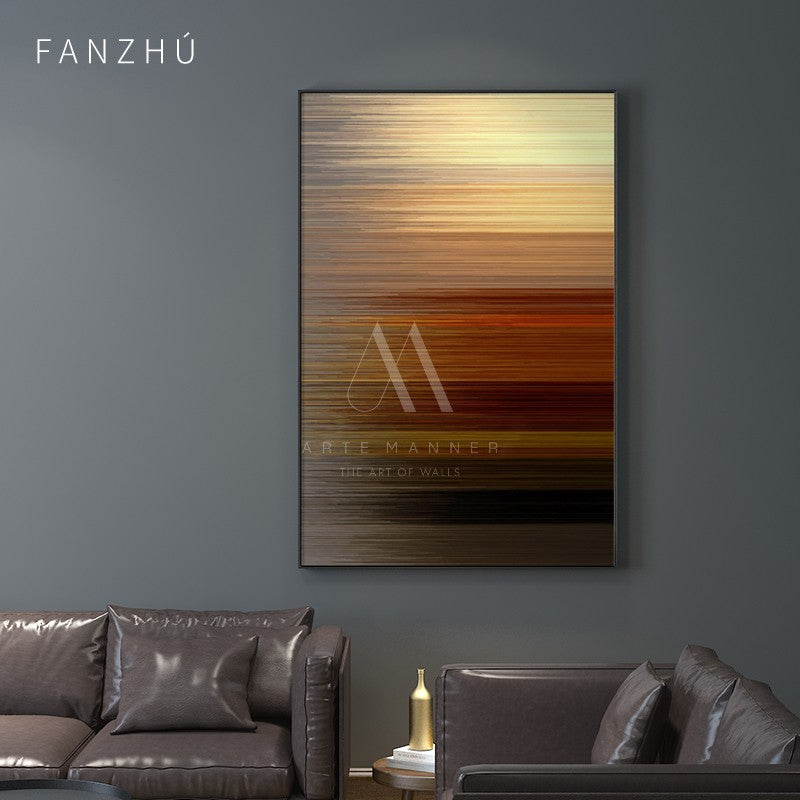 Becoming the Beginning Modern Abstract Wall Art