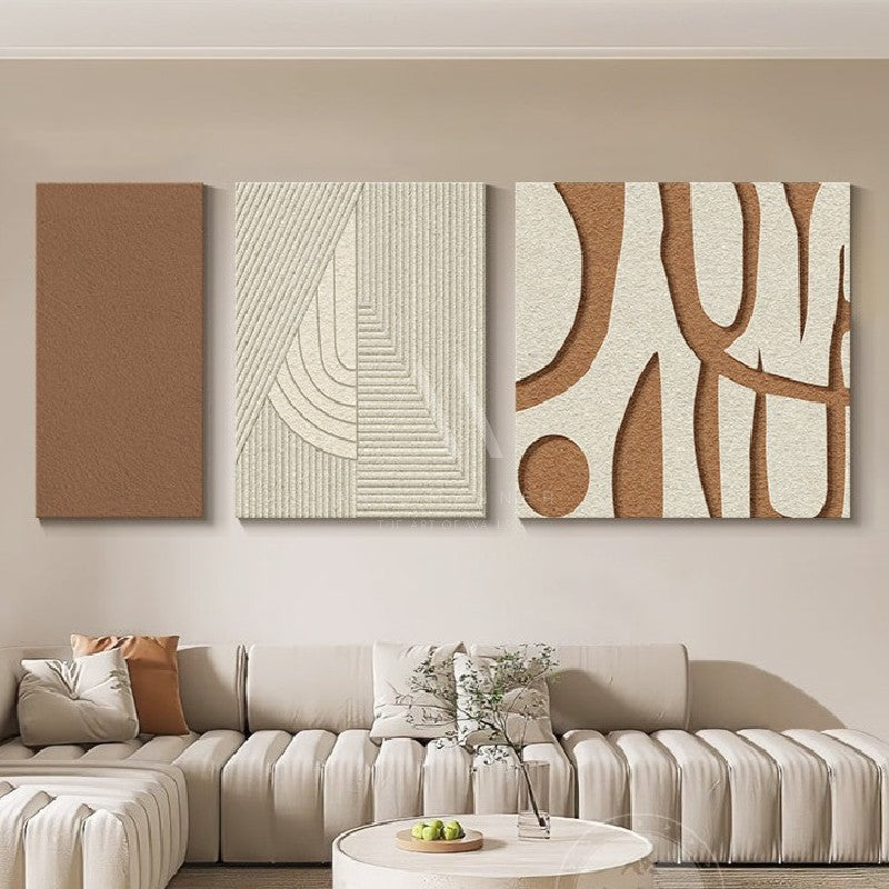 Eternal Search Modern 3D Wall Art (Set of 3)