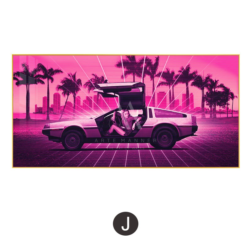 Hyperreal Cyberpunk Wall Art