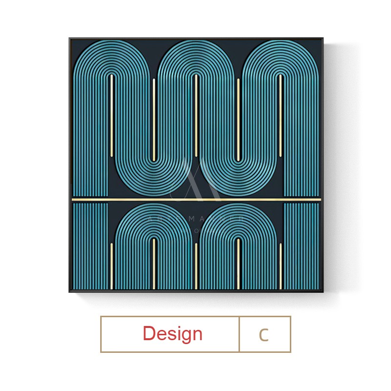 Whispers of the Mind Modern Abstract 3D Wall Art