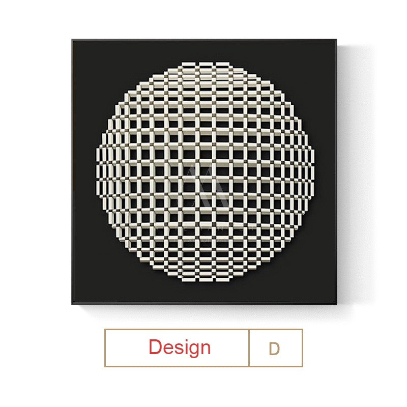 Whispers of the Mind Modern Abstract 3D Wall Art