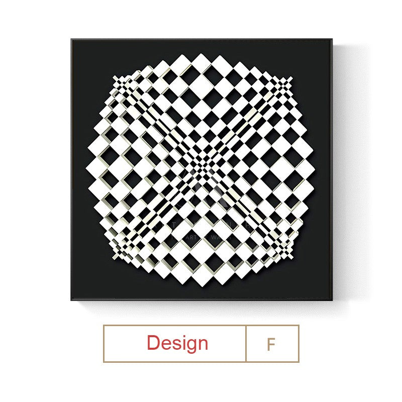 Whispers of the Mind Modern Abstract 3D Wall Art