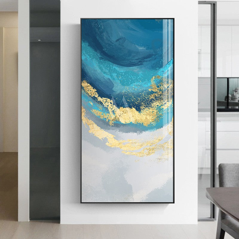 Blue Childhood Modern Abstract Wall Art