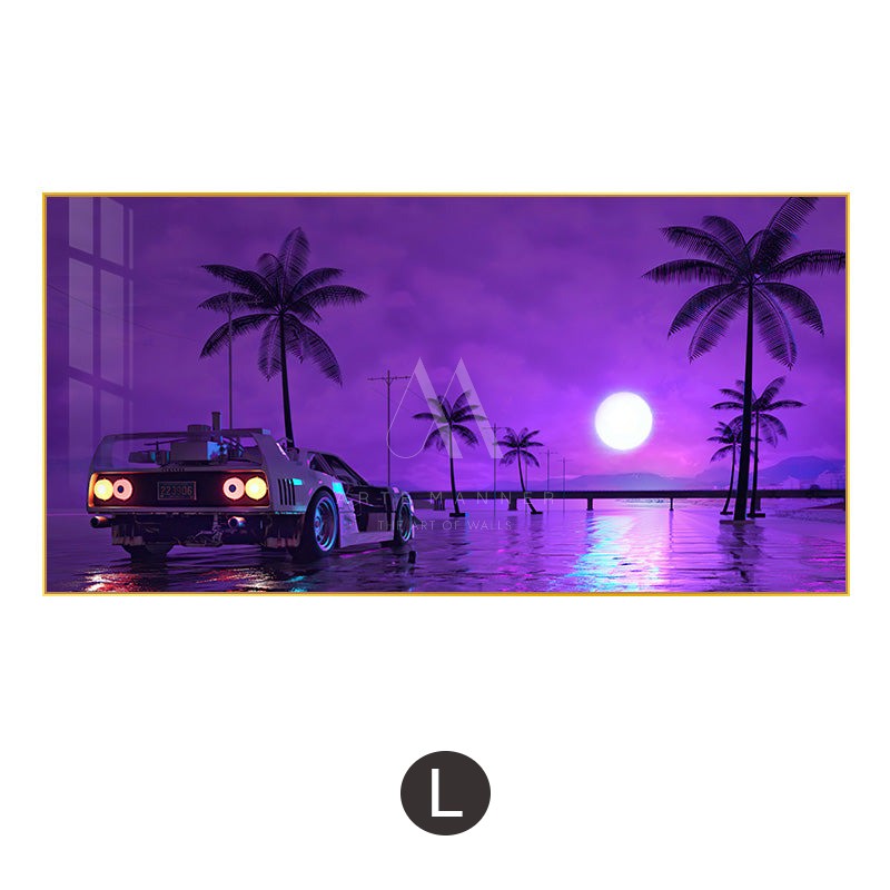 Hyperreal Cyberpunk Wall Art