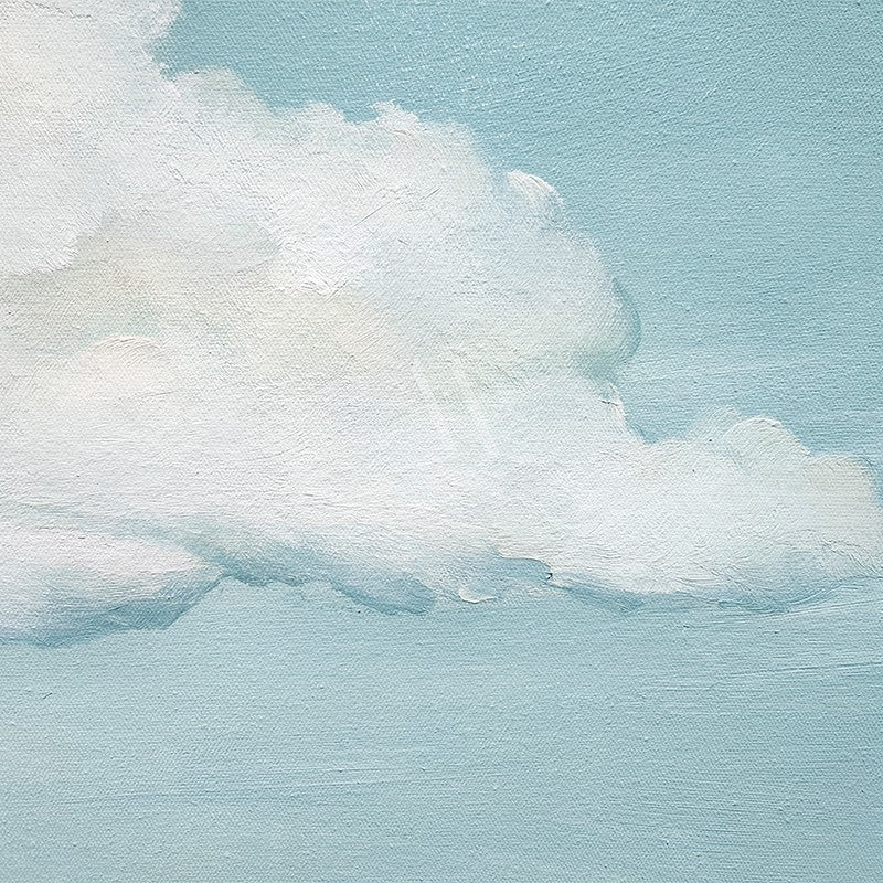 Head In The Clouds Modern Oil Painting