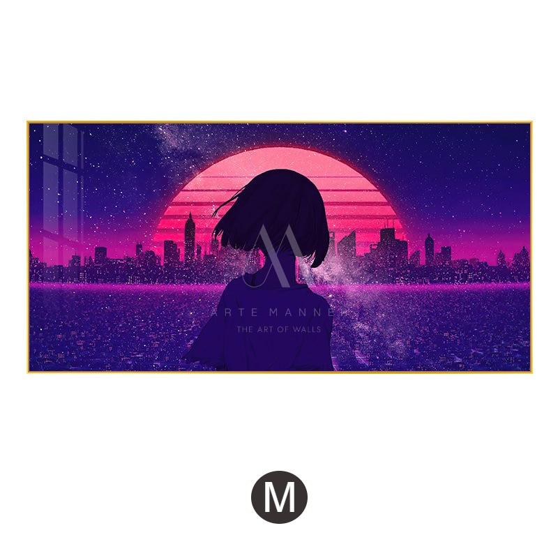 Hyperreal Cyberpunk Wall Art