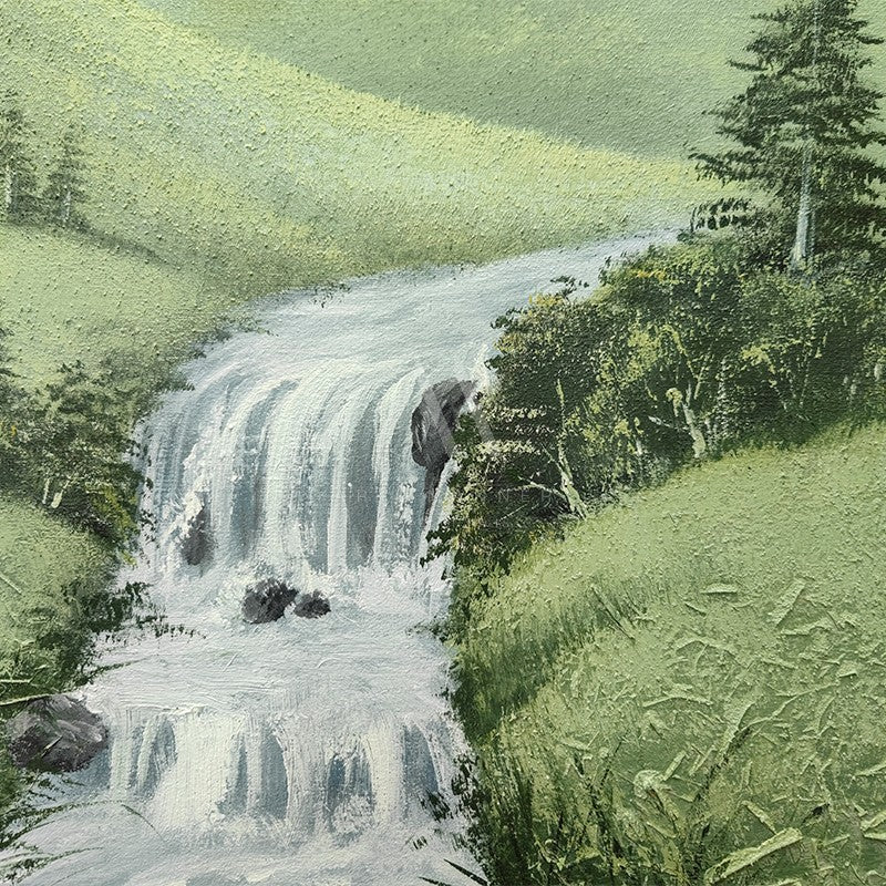 Flow Of Time Modern Oil Painting