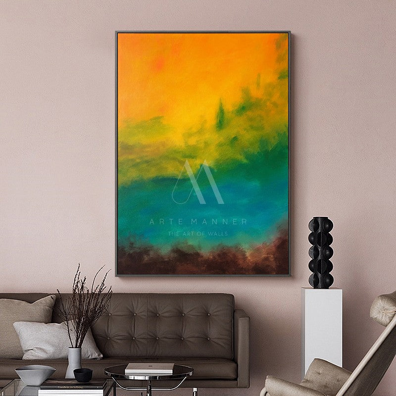 Provocative Modern Abstract Oil Painting