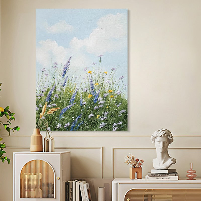Love of Lavender Modern Oil Painting
