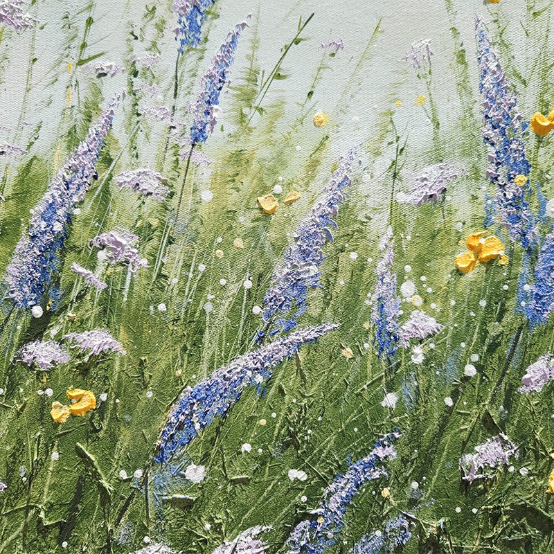 Love of Lavender Modern Oil Painting