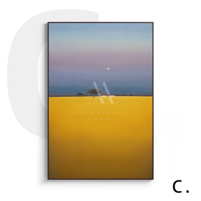 Dusk Descends Minimalist Wall Art