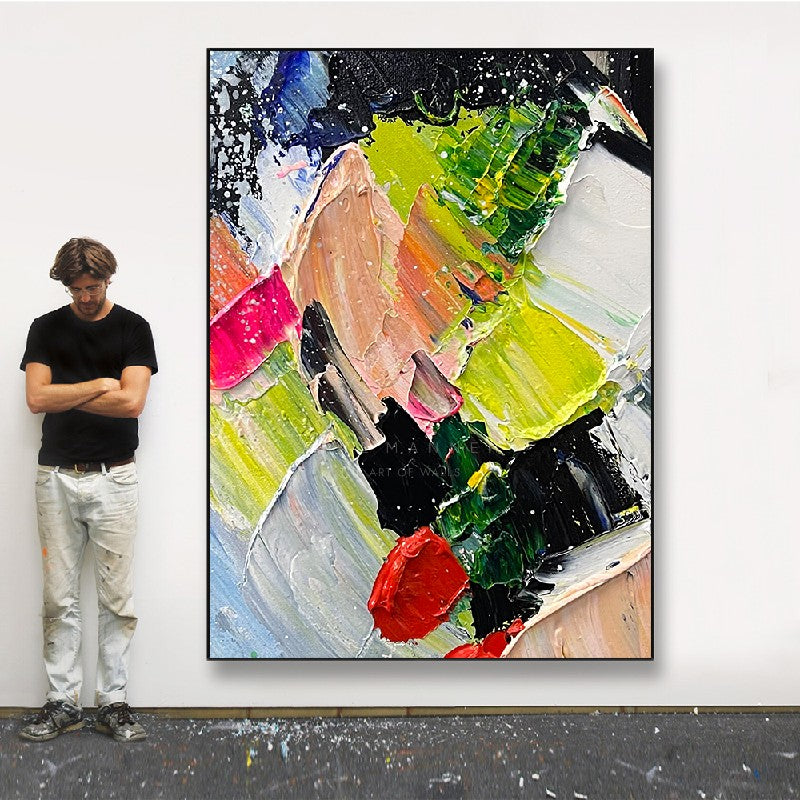 Labyrinthe Modern Abstract Oil Painting