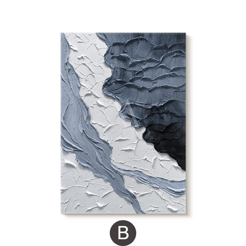 The Geometry of the Night Modern Abstract 3D Wall Art