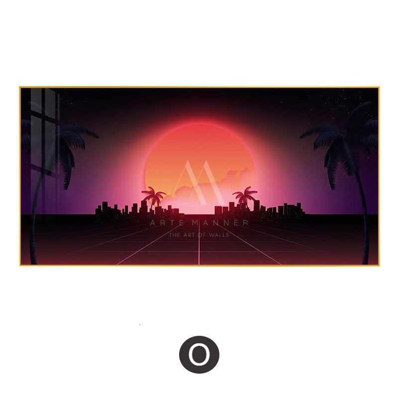 Hyperreal Cyberpunk Wall Art