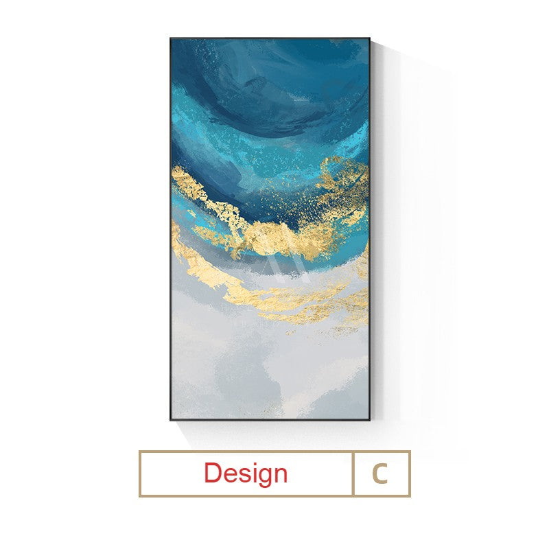 Blue Childhood Modern Abstract Wall Art